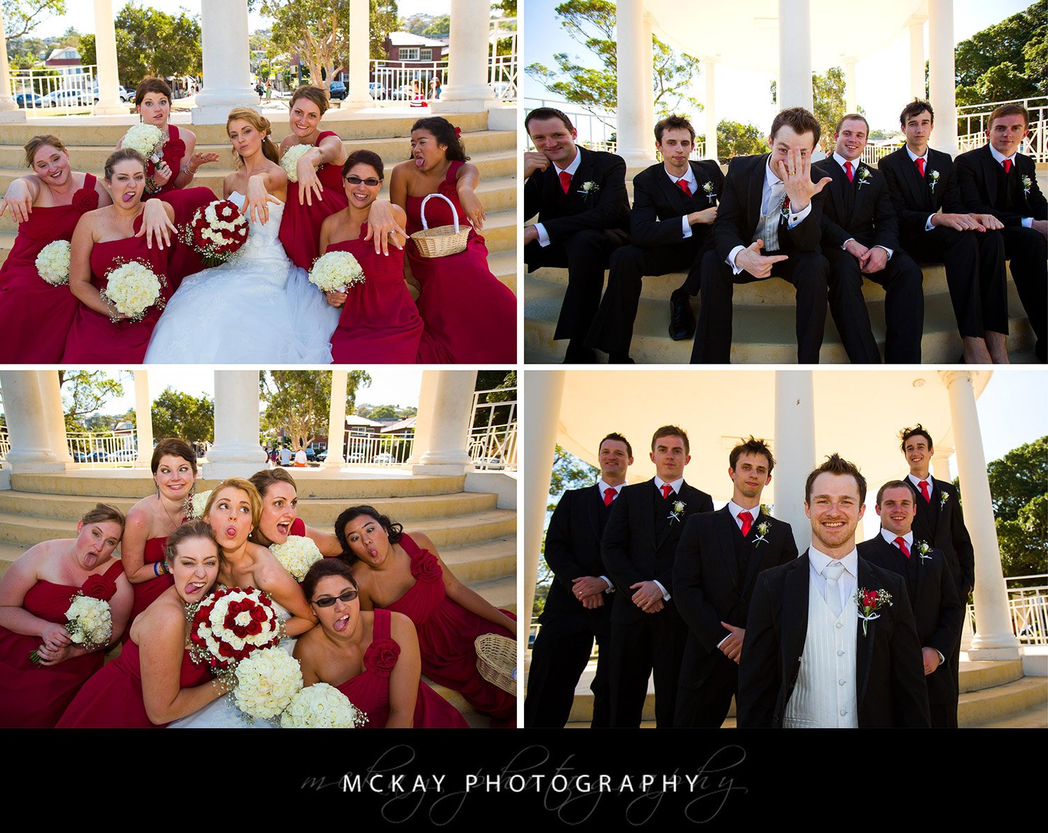 Bridal party photos at Balmoral Beach Rachael James 