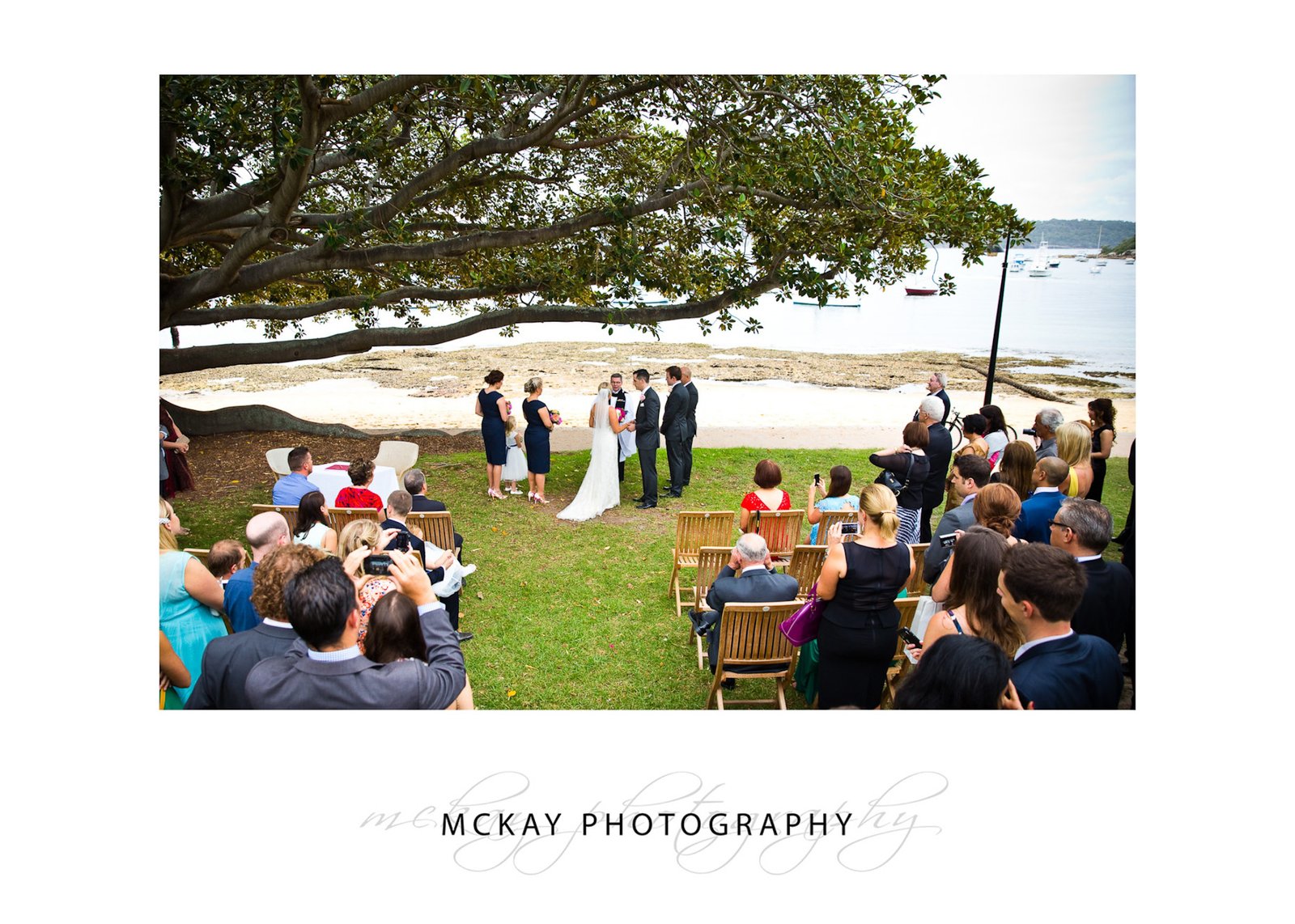 Wedding ceremony at Dunbar House