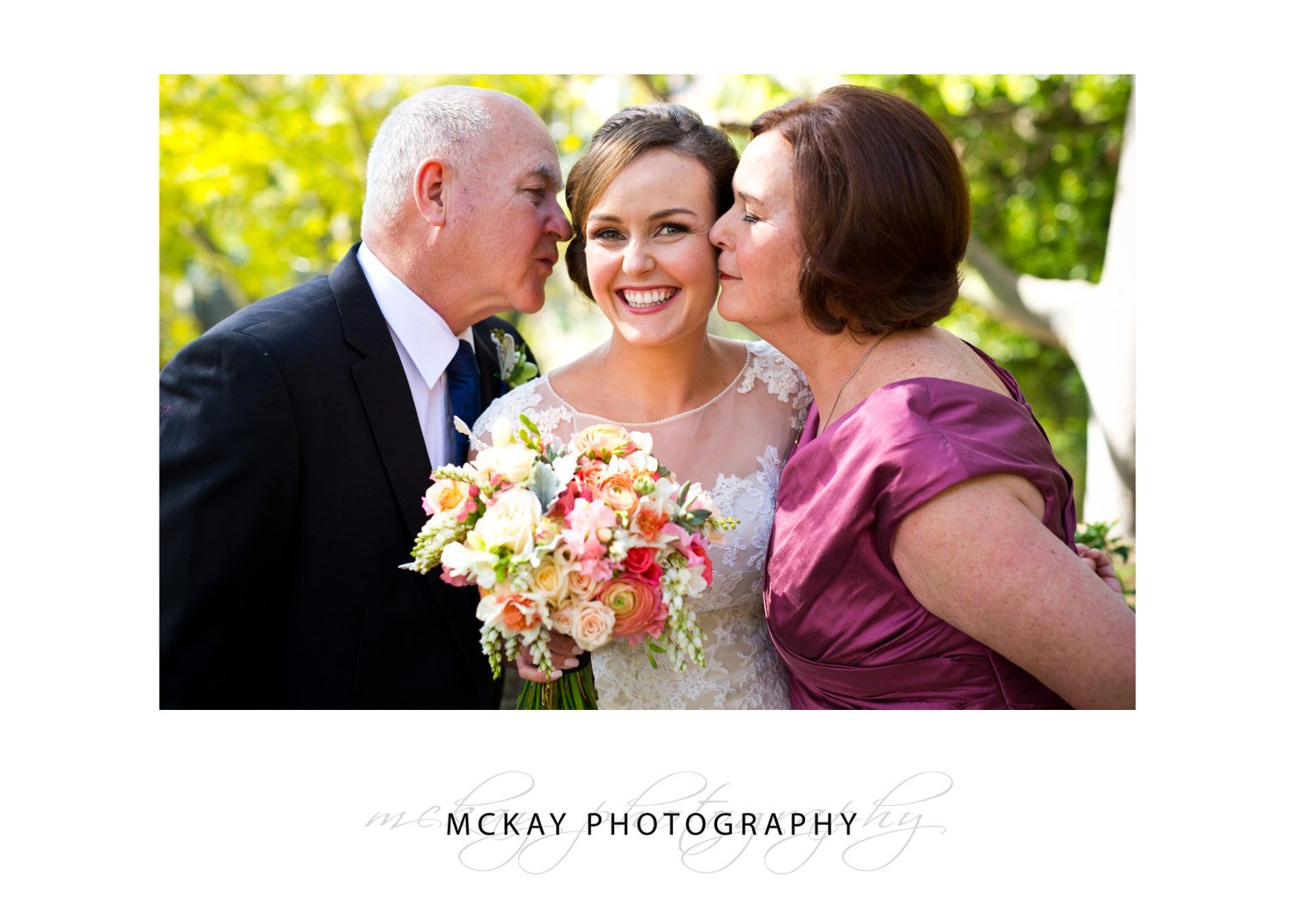 Danielle and her parents