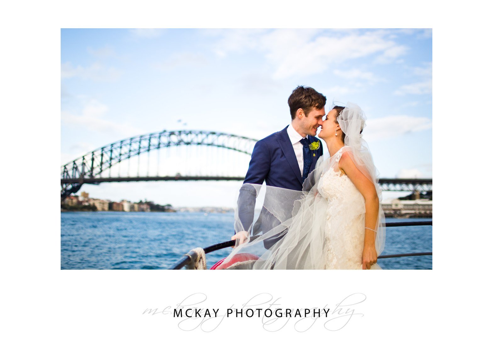 On the harbour cruise ferry wedding