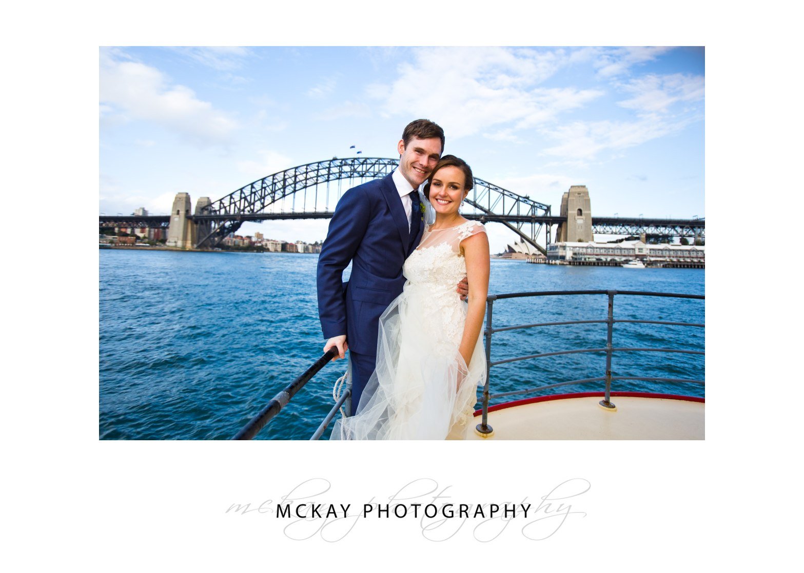 On the harbour cruise ferry wedding