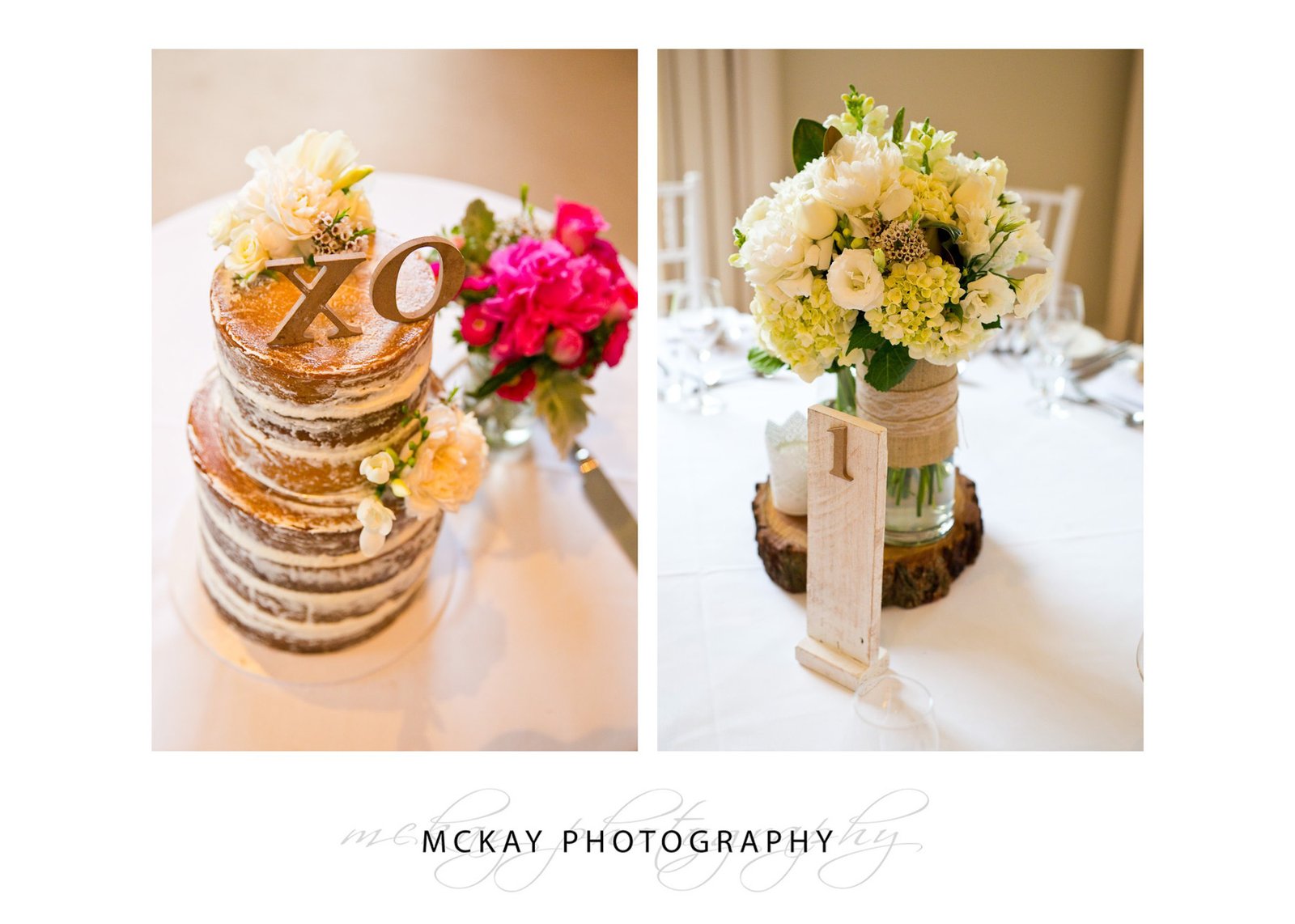 Wedding cake and table details Milton Park wedding