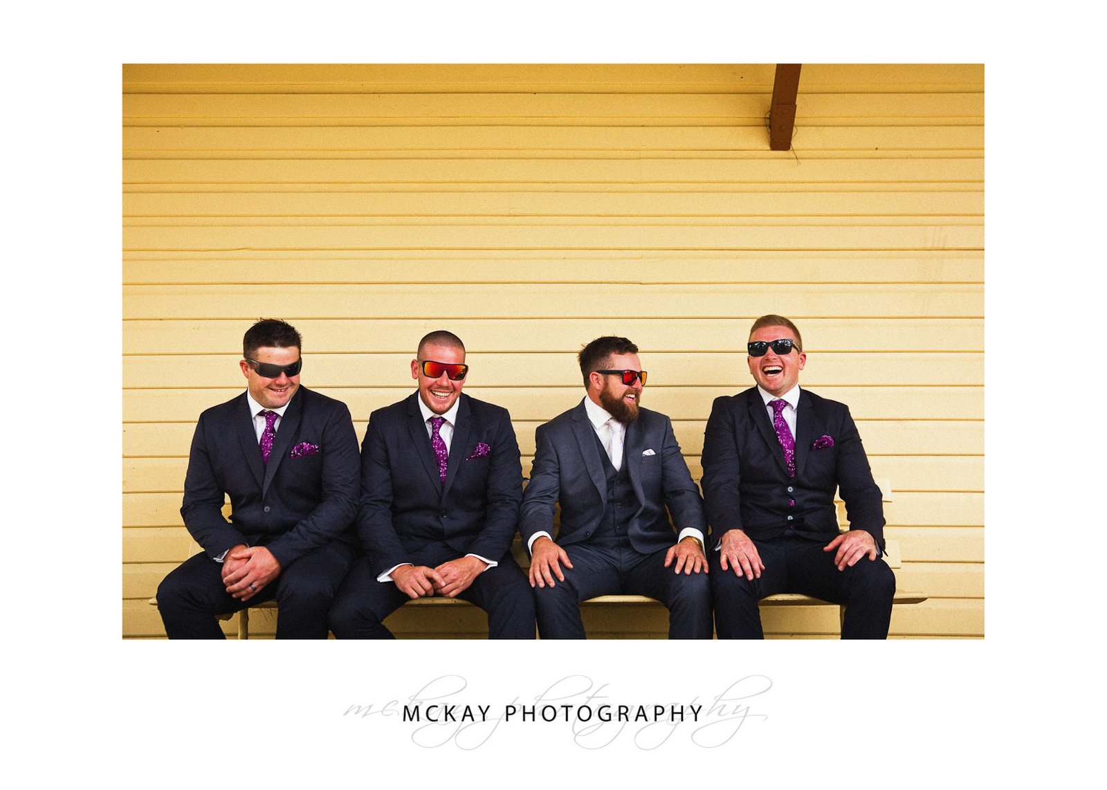 Groom and boys at Colo Vale Train Station