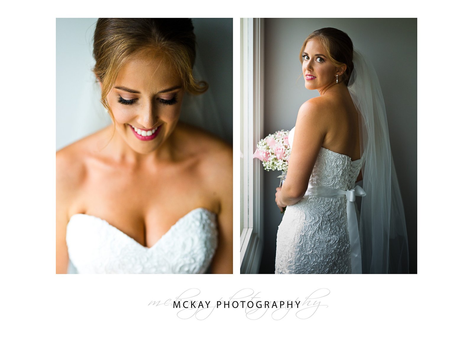 Bride dress and portrait photo at Peppers Craigieburn wedding in Bowral