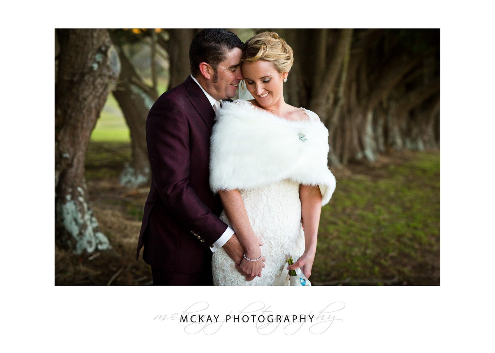 Winter wedding photo Bowral Southern Highlands