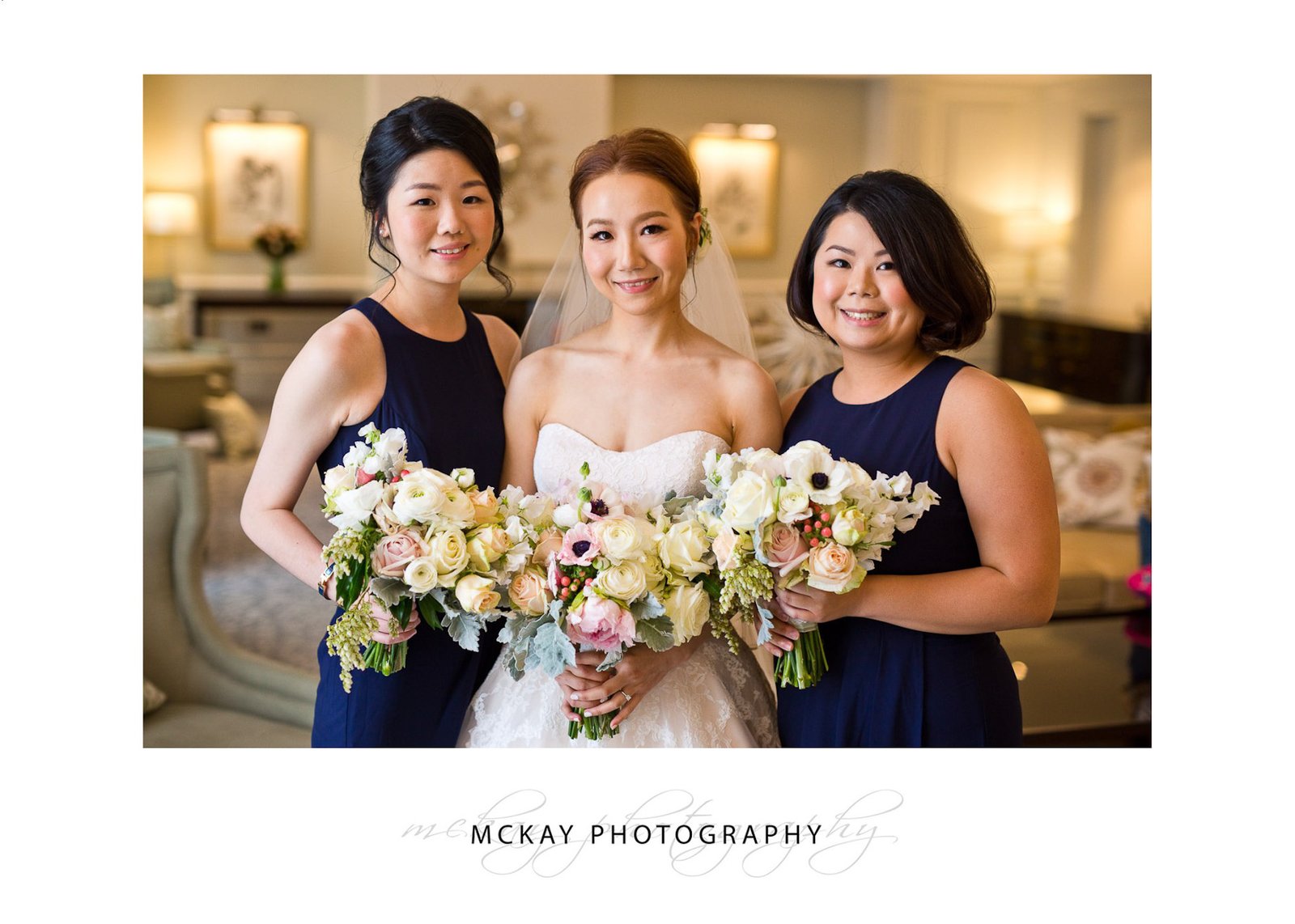 Jacky & bridesmaids at Langham Hotel