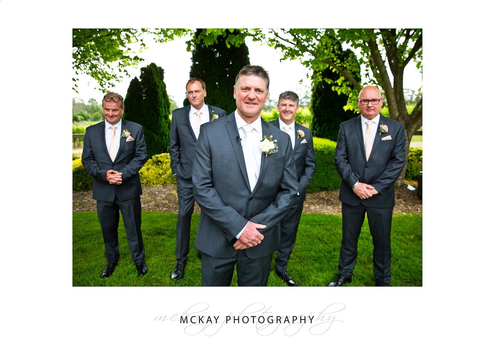 Pete and the groomsmen