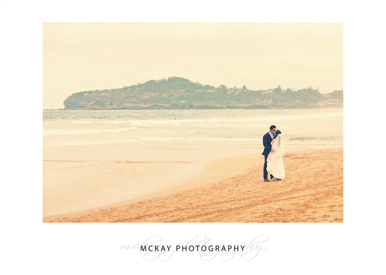 Mona Vale Beach wedding photo