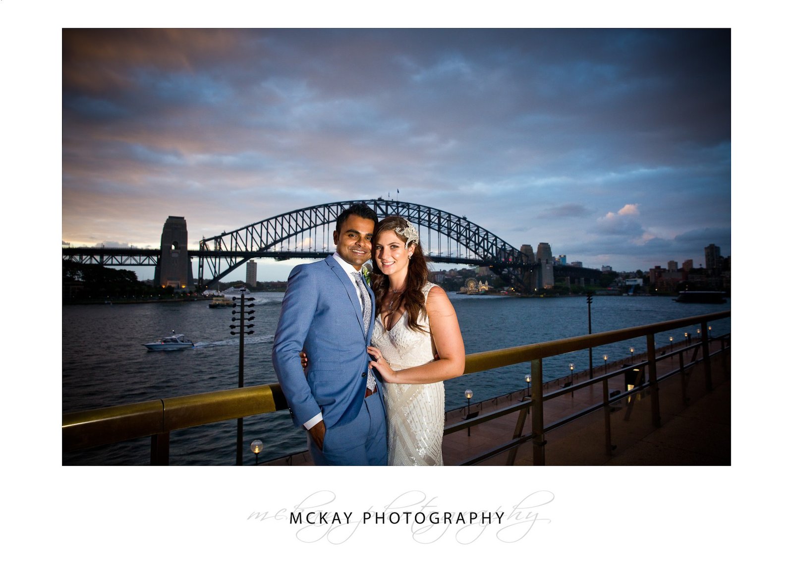 Bianca Amit wedding Harbour Bridge Sydney