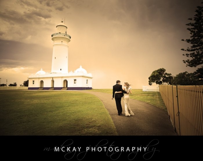 Macquarie Lighthouse wedding photo