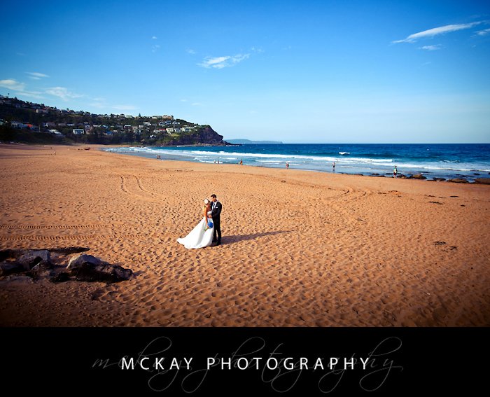 Whale Beach wedding photo