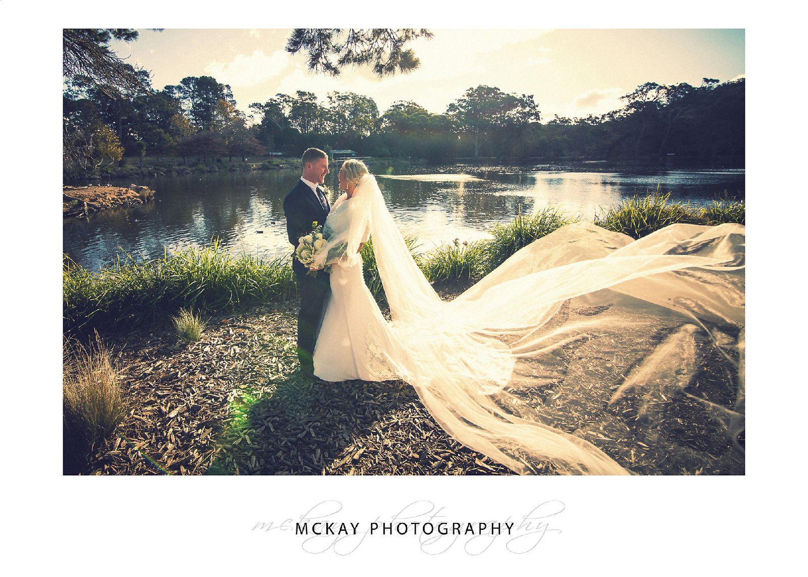 Wedding photo Lake Alexandra Mittagong
