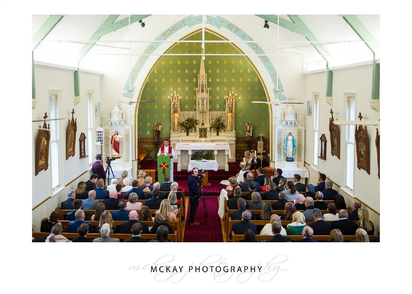 Interior view of St Michael's Church in Mittagong