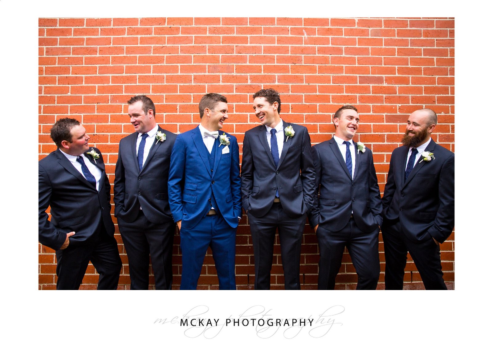 Groom groomsmen wedding photo