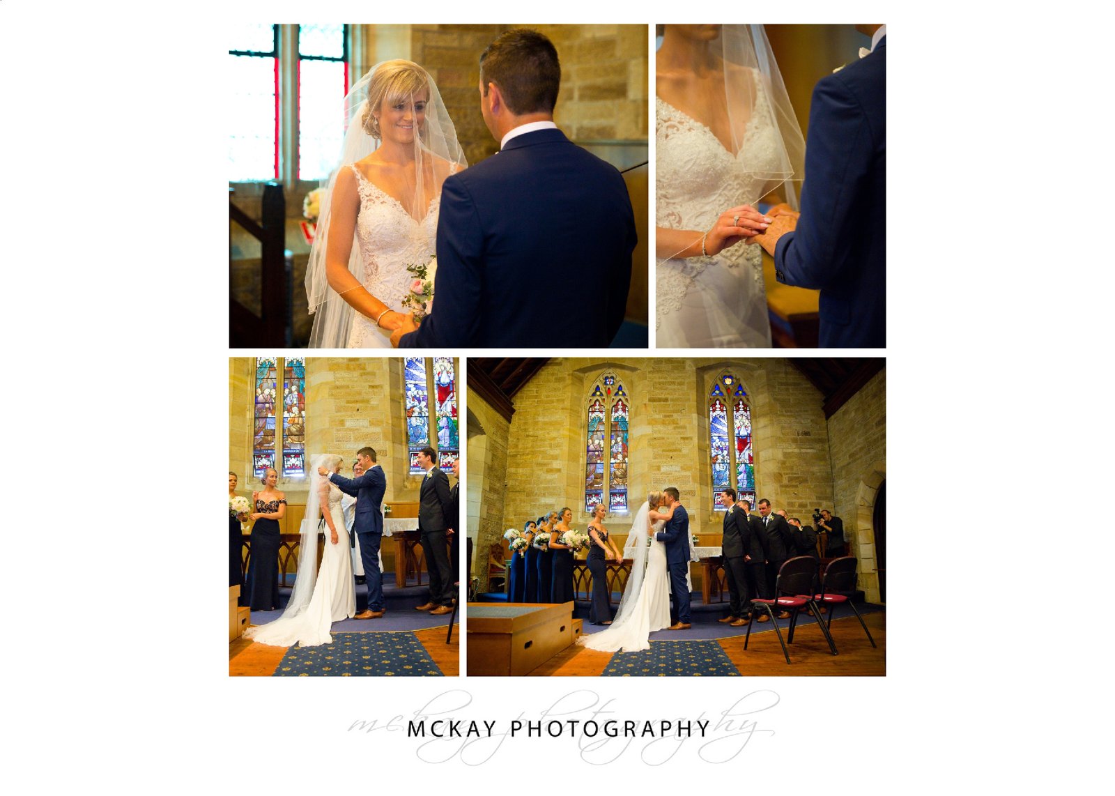 The wedding ceremony at St Stephen's Church Mittagong