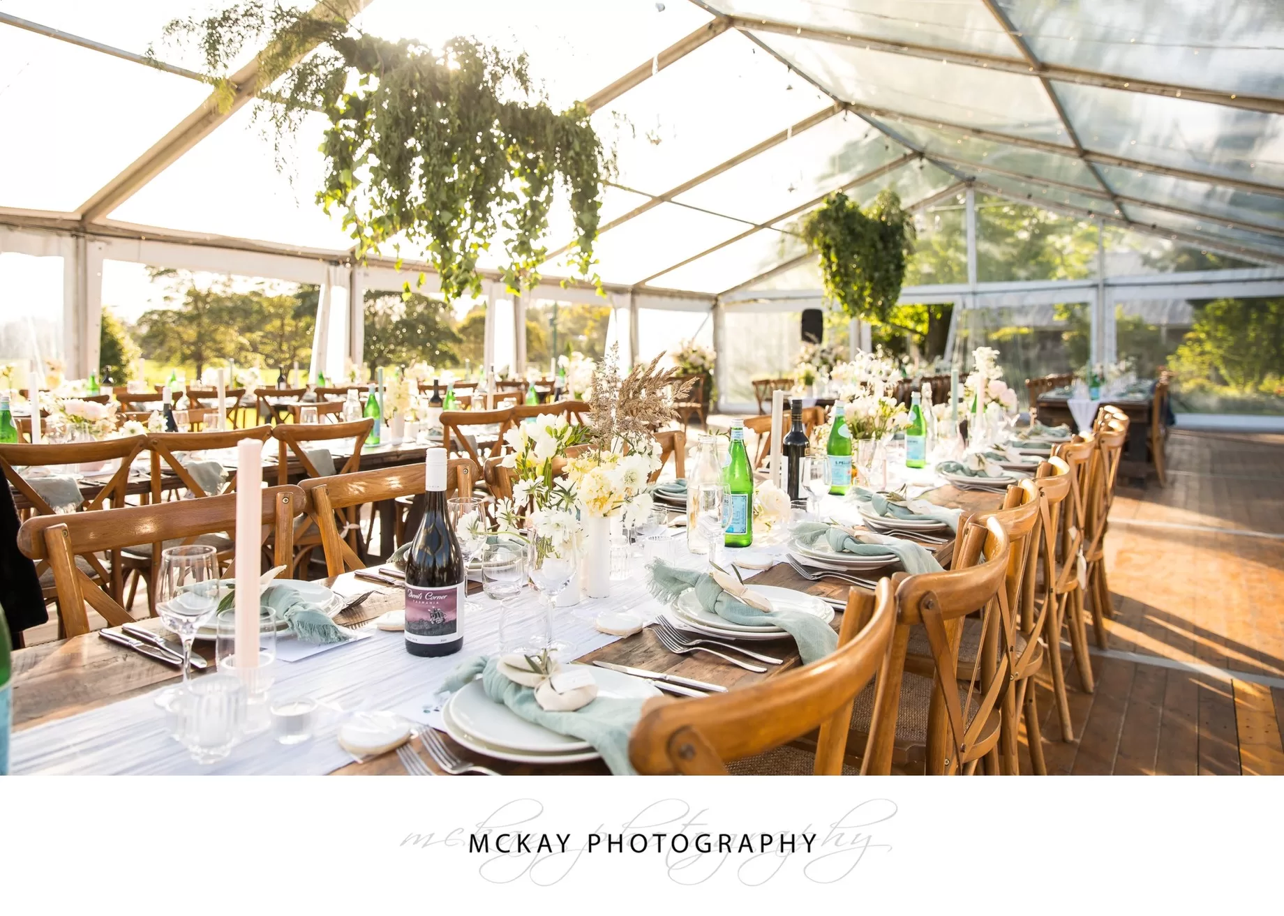 Marquee at Willow Farm wedding